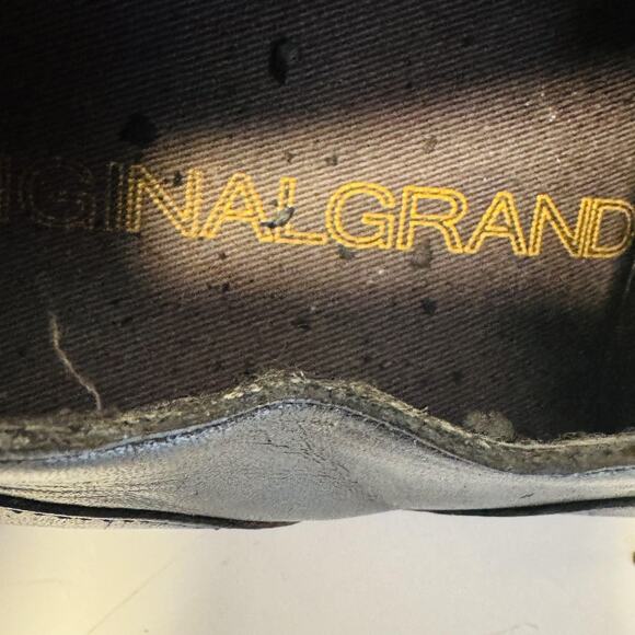 Cole Haan Shoes Womens 9 Black Leather OriginalGrand Plain Oxford Casual Comfort - Picture 9 of 11